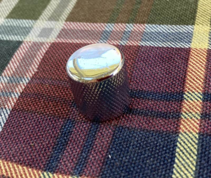 Single Squier Telecaster Guitar Volume Tone Knob~ Flat Top Tele, Push-On image 1