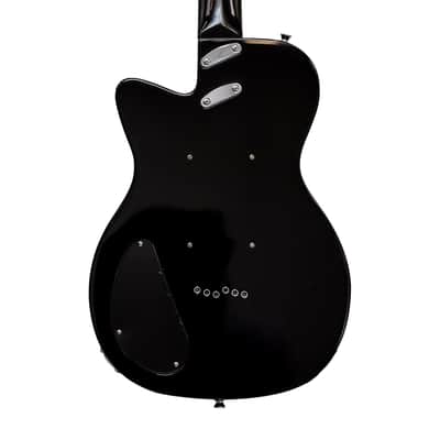 Silvertone 1303 Series Single Cut Electric Guitar - Black image 5