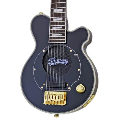 Pignose PGG-259-BK Basswood Body Bolt-On Maple Neck Mini/Travel Built-In Amp 6-String Electric Guitar w/Gig Bag image 3