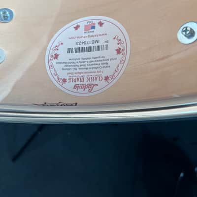 Ludwig Classic Maple FAB 13/16/22" Drum Set Kit in Lemon Oyster from NAMM image 7