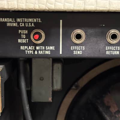 Randall RG50 112 Snakeskin Tolex w/ JAGUAR 12" RES-80 Speaker Great Condition image 11