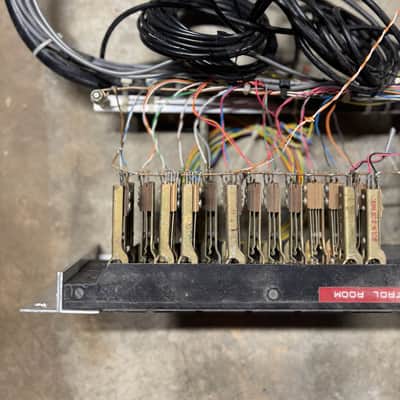 Vintage Longframe TT Bantam Patchbay & Cabling - Recording Studio Broadcast / Military Belden 8451 image 7