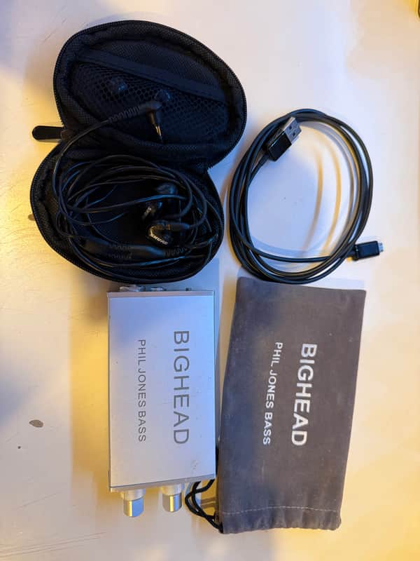 Phil Jones Big Head HA1 Shure 215 Bundle 2017 - Grey and Black