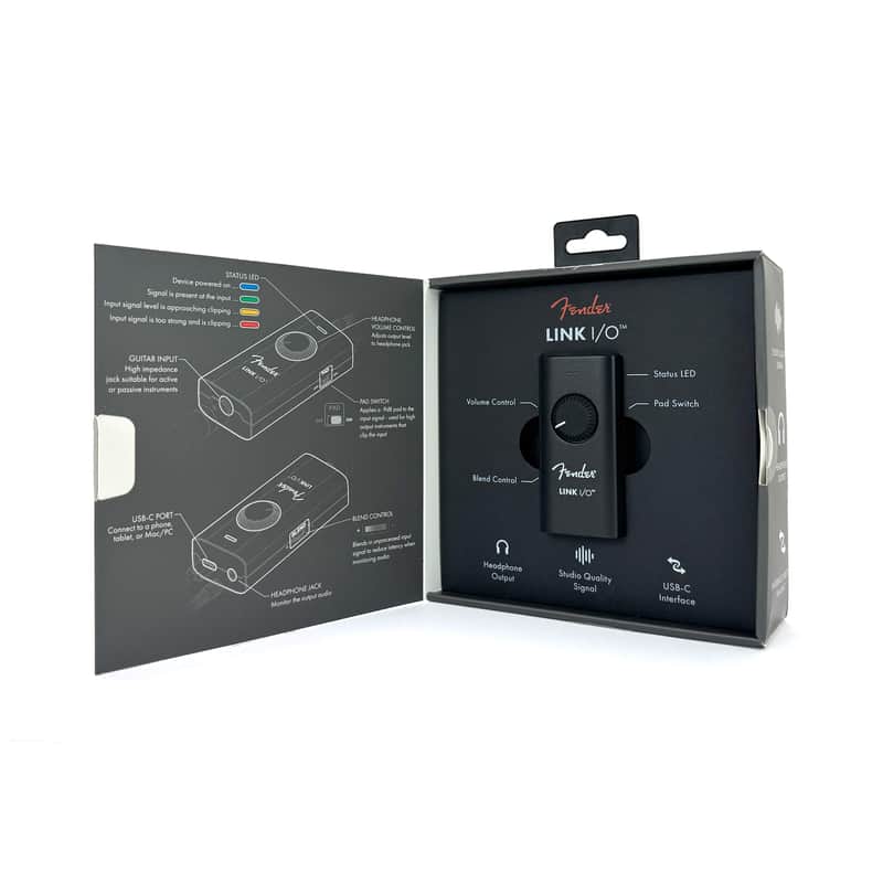Fender Link I/O Portable Guitar Audio Interface image 1