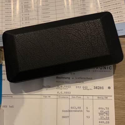 Mint vintage Sennheiser MKH 105 in original box and papers image 6