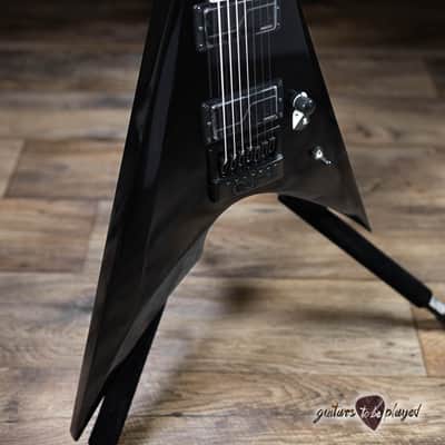 ESP LTD Arrow-1007B Evertune Baritone 7-String Fishman Fluence Guitar – Black image 3
