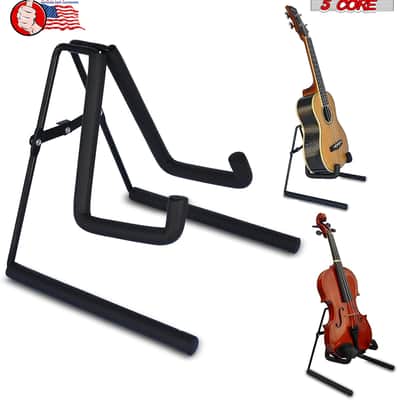 5 Core Ukulele Stand A Frame Metal Body w Soft Padded Arms Support Banjo Ukuleles Mini Guitar Violin image 1