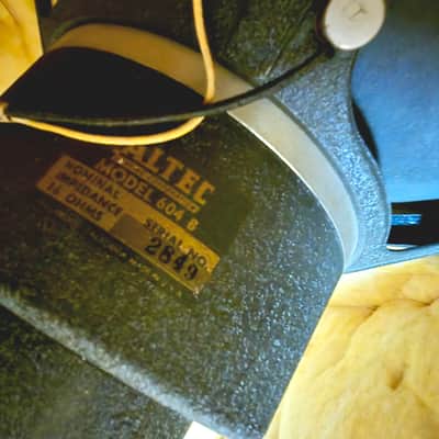 Altec Lansing 604 B duplex coaxial speakers with n1000b crossover restored early hi-fi 1949 - Grey crackle image 12
