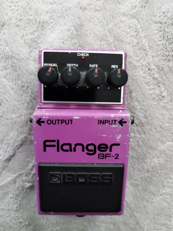 Boss BF-2 Flanger 1984-1990 (Green Label) Made In Japan | Reverb