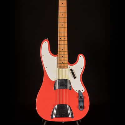 Fender Telecaster Bass 1968 Refin Fiesta Red image 2