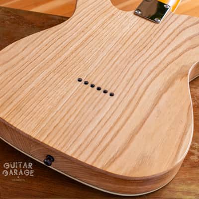 Fender Japan Telecaster neck on a custom Thinline Wenge top ash body with binding - 3 kg - handwound pickups - 4-way wiring image 9