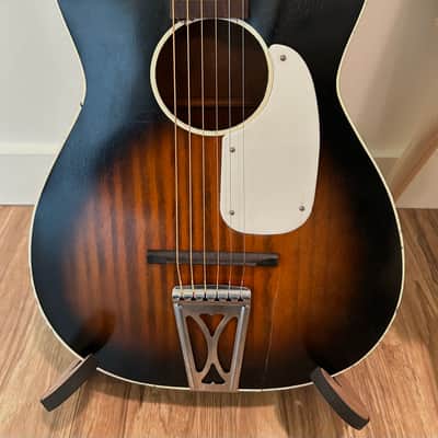 Harmony H929 Stella 1960s Sunburst Parlor Guitar image 2
