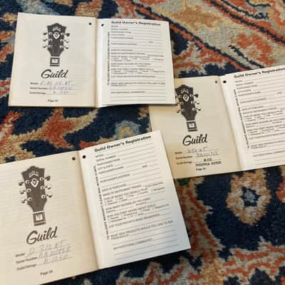 Guild Vintage Catalog Vintage Hang Tags etc.. Cool stuff image 4