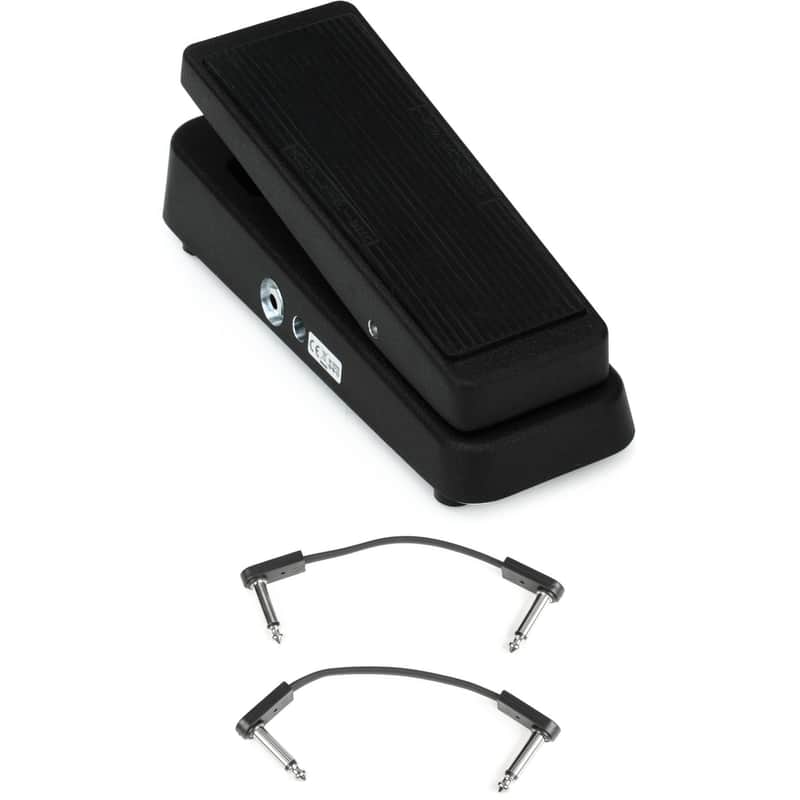 Dunlop GCB95 Cry Baby Standard Wah Pedal with 3 Patch Cables image 1