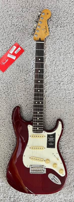 Mint Fender Player II Stratocaster, Rosewood Fingerboard, Transparent Cherry Burst image 1