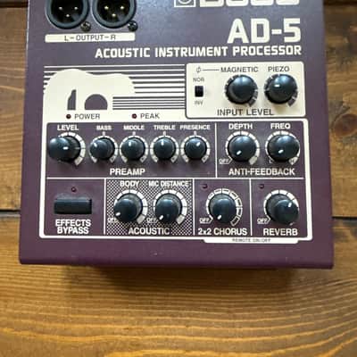 Boss AD-5 Acoustic Instrument Processor | Reverb Boss AD-5 Acoustic Instrument Processor | Reverb