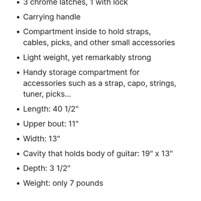 Hardshell case for Tele/Strat LIKE NEW! image 13