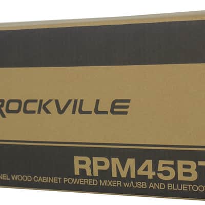 Rockville RPM45BT 1800w Powered 4 Channel Mixer/Amplifier w Bluetooth/EQ/Effects image 6
