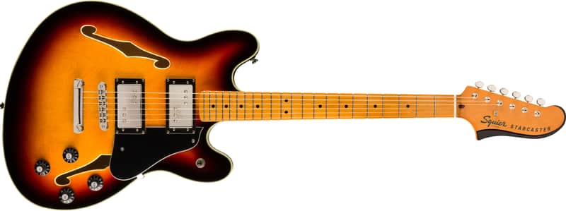 Squier Classic Vibe Starcaster Maple Fingerbaord 3-Color Sunburst image 1