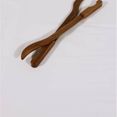 Roosebeck Dulcimer Hammers Plain Design Solid Walnut Set of 2 image 2