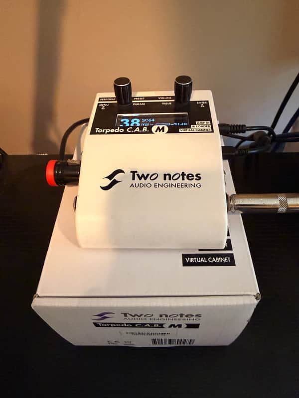 Two Notes Torpedo C.A.B. M Speaker Simulator / Amp DI 2019 - White image 1