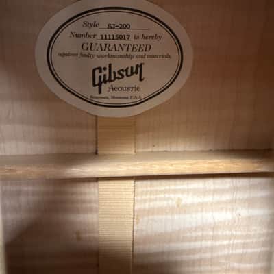 2015 Gibson SJ-200 Acoustic Guitar Trans Cherry Red + OHSC Owned By Lzzy Hale & Joe HottingerHalestorm image 24