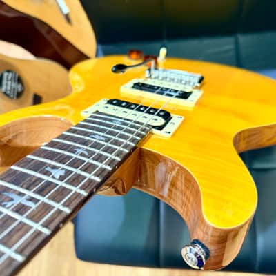 ☀️2022☀️ PRS SE Santana Signature~ Flamed Maple~ Santana Yellow~ Mint Condition! image 16
