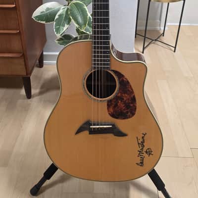DAVE MUSTAINE'S MEGADETH Studio Breedlove USA Herringbone Acoustic Guitar with L.R. Baggs electric pickup - Album writing recording guitar Artist owned by Dave Mustaine pre-Gibson signature era image 10