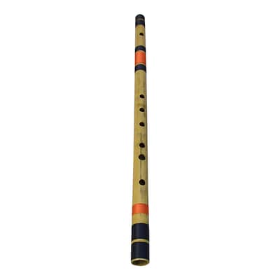 Zaza Percussion- Professional Scale G Bass 26'' Bansuri Flute (Indian Flute) W/Carry Bag image 5