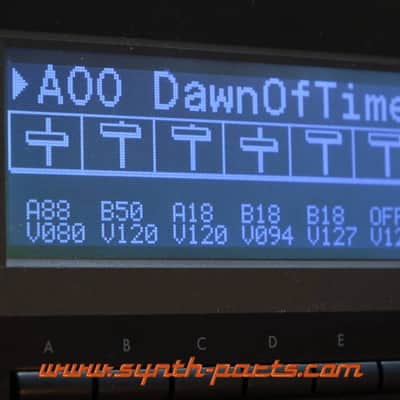 Korg 01R/W new LCD Display black with cable Kit