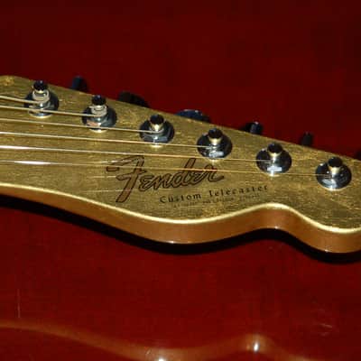 2017 NAMM Fender Prestige Masterbuilt 24 Karat Gold XXX NOS Custom ShopTelecaster -Yuriy Shishkov image 10