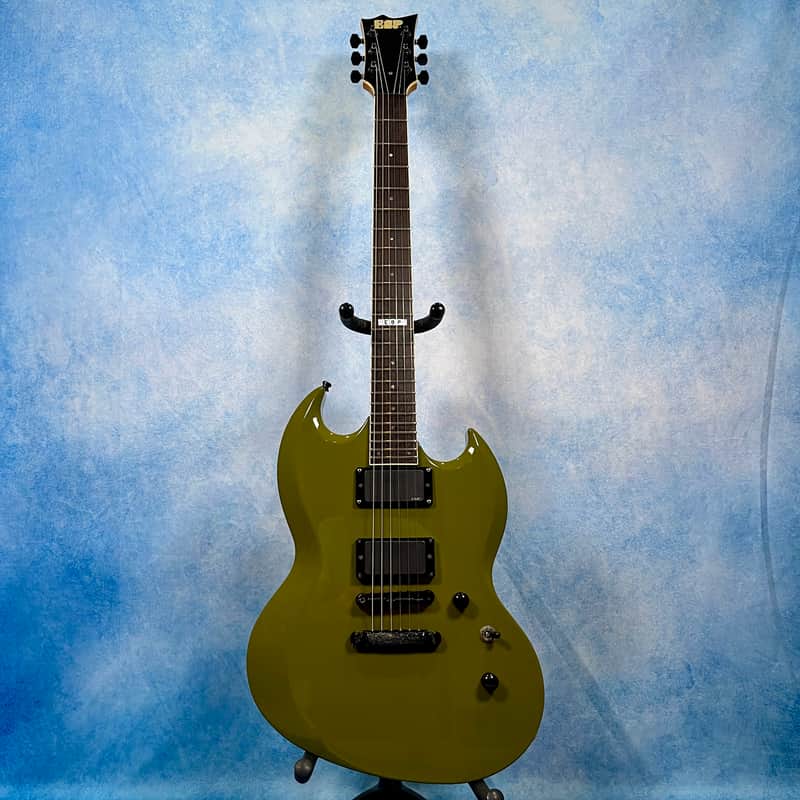 バ*︎様 ESP VP-200 モスグリーン viper ESP Viper VP-200 Moss Green EMG Made in Japan | Reverb