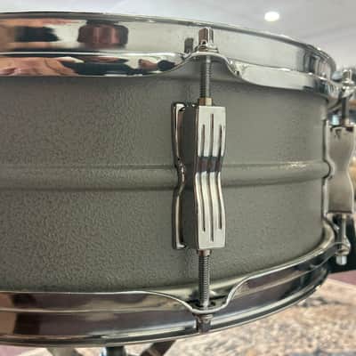 Ludwig 404 Orange Peel Acrolite Snare Drum 6x14 - Aluminum image 5