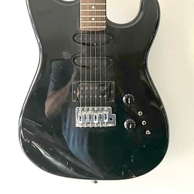 MIJ Fender Squire Stratocaster 1986 - Black Made In Japan MIJ image 3