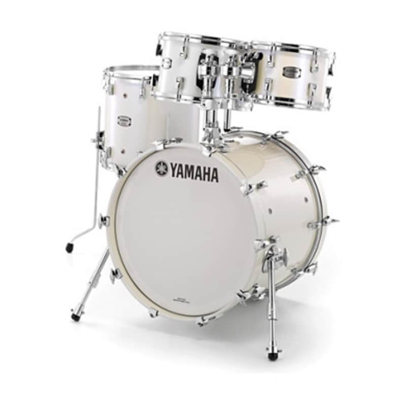 Yamaha Absolute Hybrid Maple 4pc Drum Shell Set w/20" Bass, Polar White - NEW! image 1