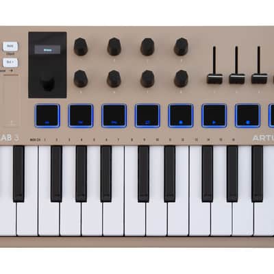Arturia MiniLab 3 Champagne Limited Edition 25 key MIDI USB Keyboard Controller