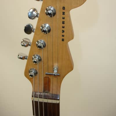 Reverend Airsonic HB Electric Guitar, Metallic Silver Freeze image 8