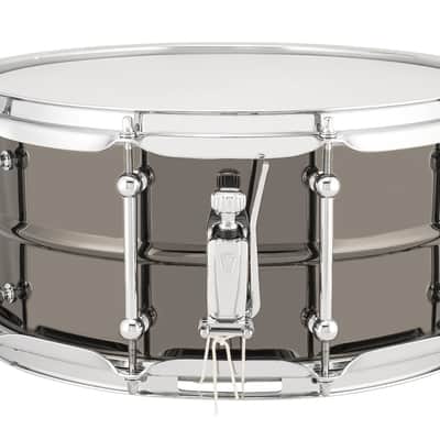 Ludwig 6.5x14 Universal Brass Snare with Chrome  Hoops (LU6514C) image 3