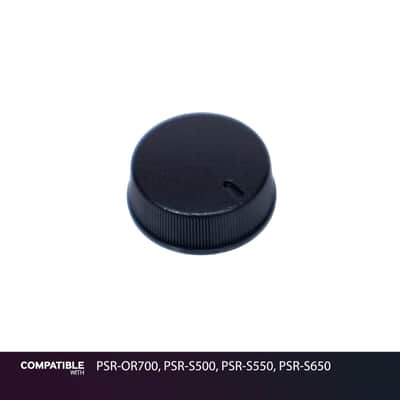 Yamaha Black Master Volume Knob for PSR-OR700, PSR-S500, PSR-S550, PSR-S650