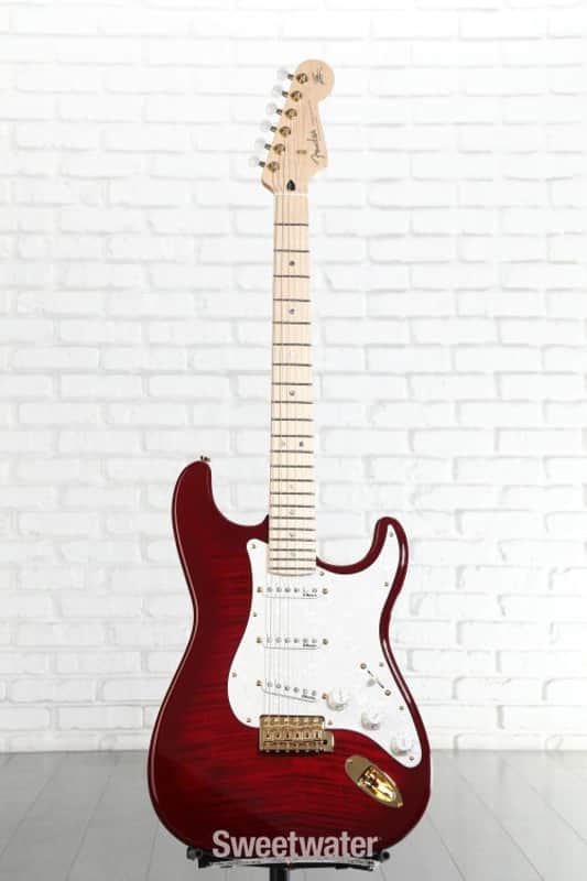 Fender Richie Kotzen Stratocaster Electric Guitar - Transparent Red Burst (StratRKTRBd1)