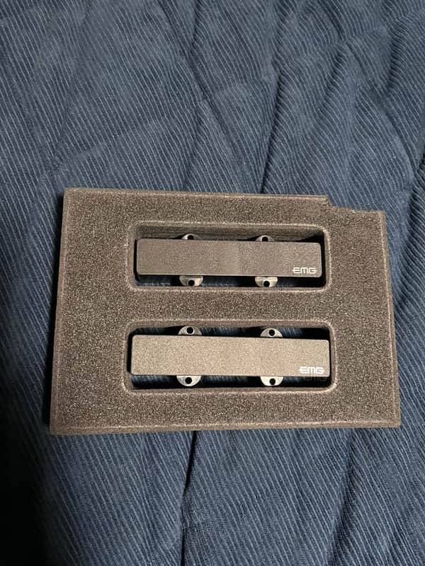 EMG J/SET-B Active J Bass Set 2010s - Black image 1