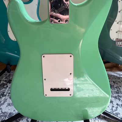 Fender Stratocaster Plus Maple Fretboard 1988 Surf Green E4 Serial Number image 17
