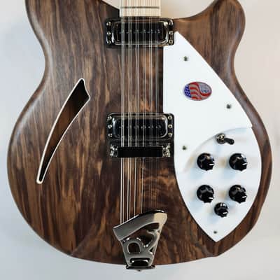 Rickenbacker 360/12 Walnut 12-String Hollowbody Guitar, Maple FB, Stereo, HSC image 6