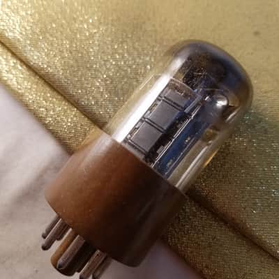 Raytheon Matched Pair (2) JAN-JRP-6SN7WGT tNOS AT1000 TESTED Vacuum Tubes military brown base dual triode 1956-1959 image 13