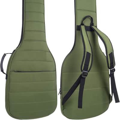 Electric Guitar Bag Electric Guitar Case Reinforced 0.6 In Thick Sponge Soft Padded Guitar Case Electric Guitar Gig Bag,Back Hanger Loop for 39 Electric Guitars image 1