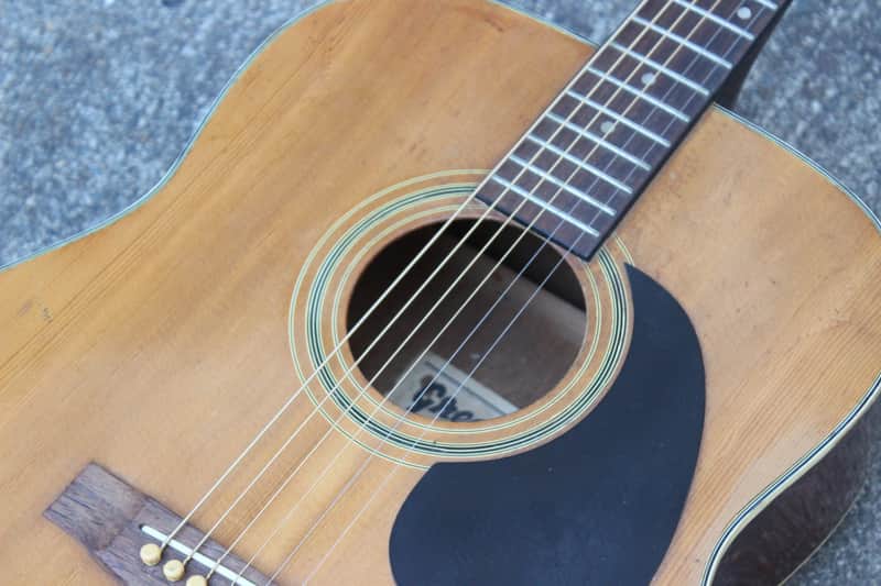 1970's Greco Model 100 Japan Dreadnought Style Vintage Acoustic