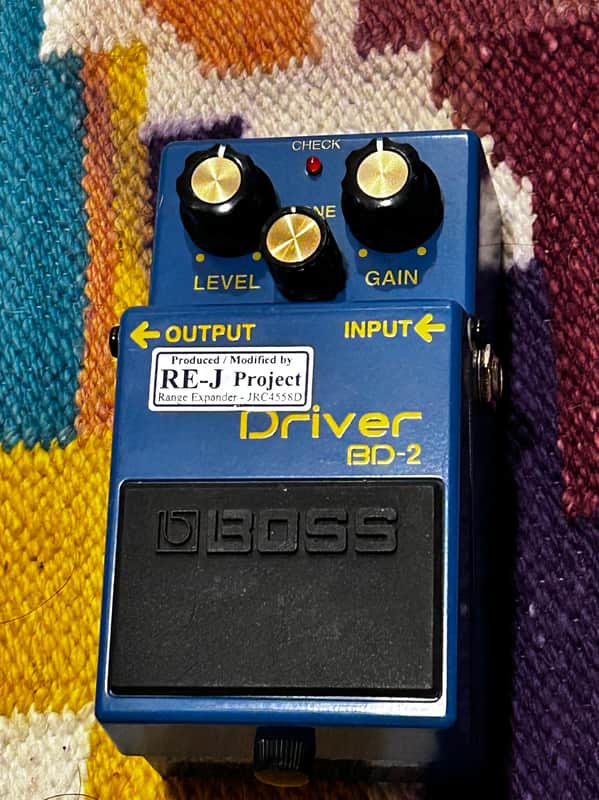 Analogman Boss BD-2 Blues Driver with Mod 2010s - Blue | Reverb