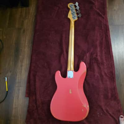 Fender Road Worn '50s Precision Bass 2009 - 2016 - Fiesta Red image 8