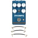 Wampler Triumph Overdrive Pedal with 3 Patch Cables