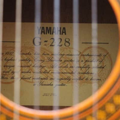 Yamaha G-228 late 70s to early 80s - gloss image 7